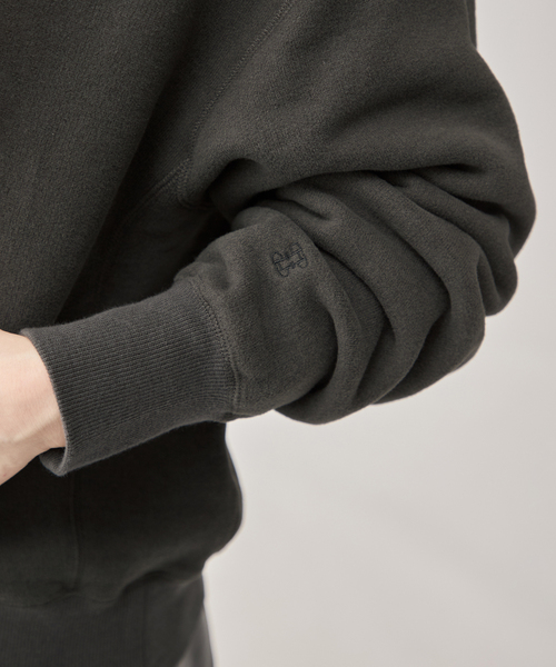 TICCA(ティッカ)の「TICCA ティッカ ダウニー裏毛ZIPパーカー TBEA-303(スウェット・レディース・チャコールグレー/ライトグレー・FREE)」の6枚目の写真