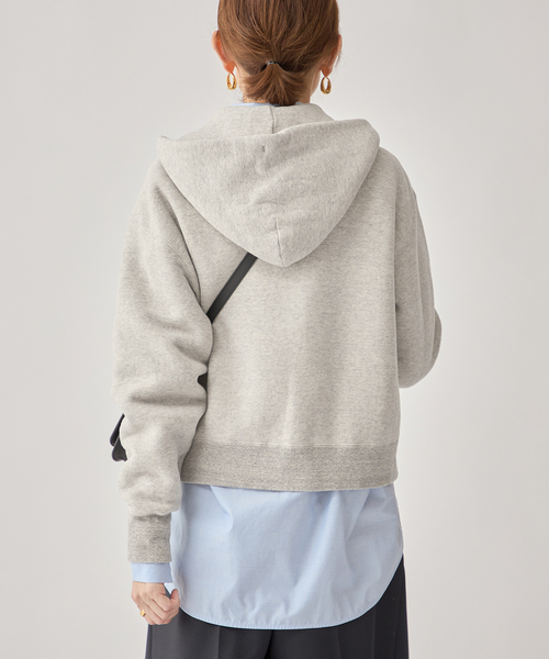 TICCA(ティッカ)の「TICCA ティッカ ダウニー裏毛ZIPパーカー TBEA-303(スウェット・レディース・チャコールグレー/ライトグレー・FREE)」の12枚目の写真