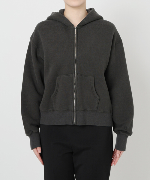 TICCA(ティッカ)の「TICCA ティッカ ダウニー裏毛ZIPパーカー TBEA-303(スウェット・レディース・チャコールグレー/ライトグレー・FREE)」の17枚目の写真