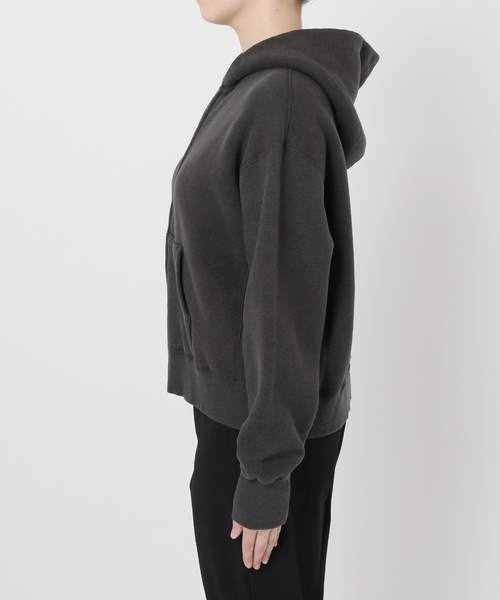 TICCA(ティッカ)の「TICCA ティッカ ダウニー裏毛ZIPパーカー TBEA-303(スウェット・レディース・チャコールグレー/ライトグレー・FREE)」の18枚目の写真