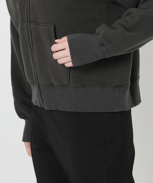 TICCA(ティッカ)の「TICCA ティッカ ダウニー裏毛ZIPパーカー TBEA-303(スウェット・レディース・チャコールグレー/ライトグレー・FREE)」の22枚目の写真