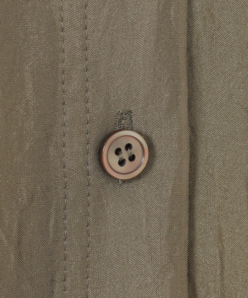 Noble(ノーブル)の「ヴィンテージオーガンプリーツワンピース(ワンピース・レディース・カーキ/ブラウン・FREE)」の9枚目の写真