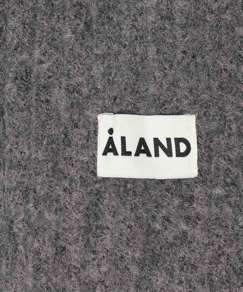 ALAND（エーランド）の「【UNISEX】ALAND／メランジニットマフラー（マフラー・レディース・グレー/ブラック/アイボリー・FREE）」の8枚目の写真