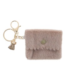 JELLY BEANS（ジェリービーンズ）の「モヘアファーミニポーチチャーム(188-56043)JELLY BEANS(ジェリービーンズ)（キーホルダー）」