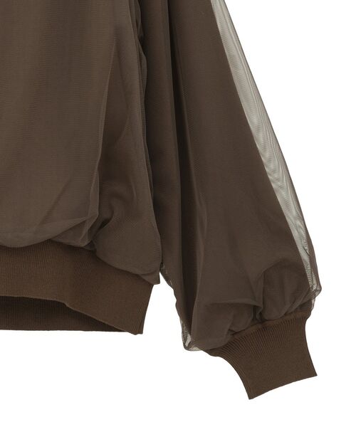 YECCA VECCA（イェッカヴェッカ）の「オーバーチュールニット（ニット/セーター・レディース・ライトベージュ/グレー/ブラウン・FREE）」の22枚目の写真