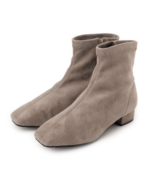 SHOO・LA・RUE（シューラルー）の「ストレッチローヒール（ブーツ・レディース・ブラウン系その他/ブラック/ダークブラウン・50/45/35/25）」の3枚目の写真