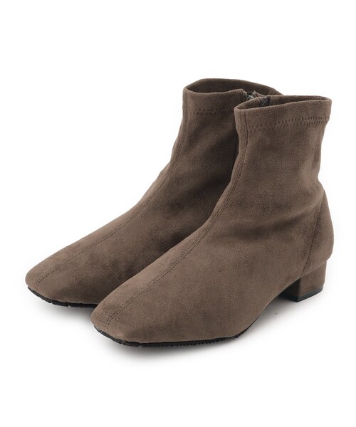 SHOO・LA・RUE（シューラルー）の「ストレッチローヒール（ブーツ・レディース・ブラウン系その他/ブラック/ダークブラウン・50/45/35/25）」の6枚目の写真