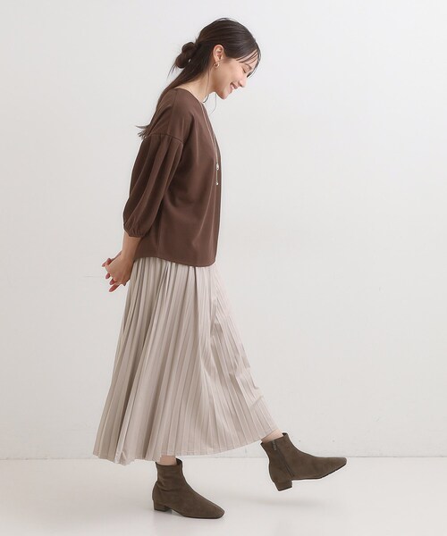 SHOO・LA・RUE（シューラルー）の「ストレッチローヒール（ブーツ・レディース・ブラウン系その他/ブラック/ダークブラウン・50/45/35/25）」の9枚目の写真