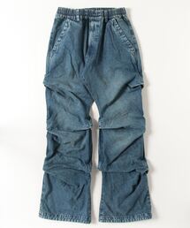ROYAL FLASH | A.F ARTEFACT/エーエフ・アーティファクト/Denim Tuck Slim Baggy Pants(デニムパンツ)