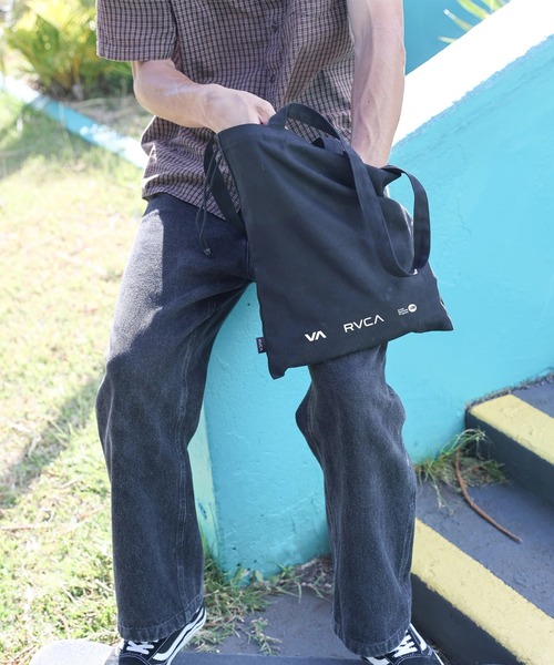 RVCA(ルーカ)の「RVCA メンズ RVCA SKATE TOKYO 2025 TOTE トートバッグ 【2025年秋冬モデル】 @autumn(トートバッグ・メンズ・ブラック・FREE)」の3枚目の写真
