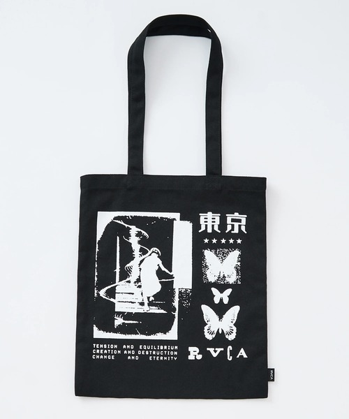 RVCA(ルーカ)の「RVCA メンズ RVCA SKATE TOKYO 2025 TOTE トートバッグ 【2025年秋冬モデル】 @autumn(トートバッグ・メンズ・ブラック・FREE)」の5枚目の写真