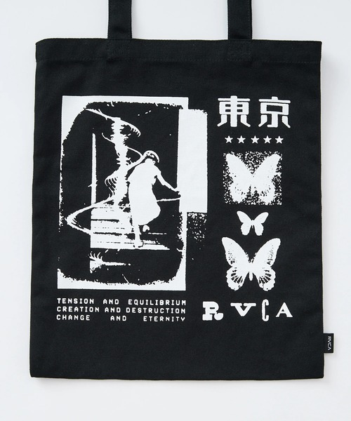 RVCA(ルーカ)の「RVCA メンズ RVCA SKATE TOKYO 2025 TOTE トートバッグ 【2025年秋冬モデル】 @autumn(トートバッグ・メンズ・ブラック・FREE)」の7枚目の写真