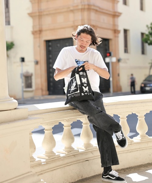 RVCA(ルーカ)の「RVCA メンズ RVCA SKATE TOKYO 2025 TOTE トートバッグ 【2025年秋冬モデル】 @autumn(トートバッグ・メンズ・ブラック・FREE)」の15枚目の写真