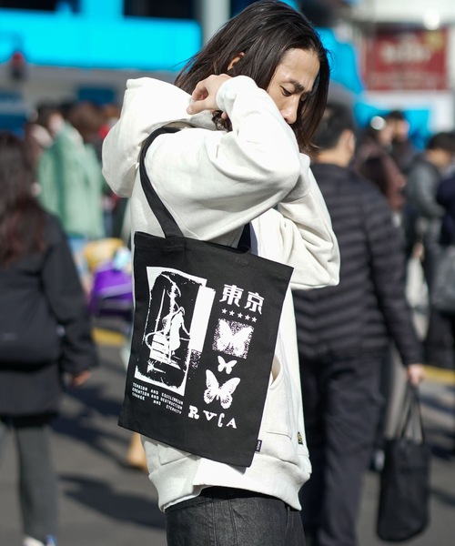 RVCA(ルーカ)の「RVCA メンズ RVCA SKATE TOKYO 2025 TOTE トートバッグ 【2025年秋冬モデル】 @autumn(トートバッグ・メンズ・ブラック・FREE)」の11枚目の写真