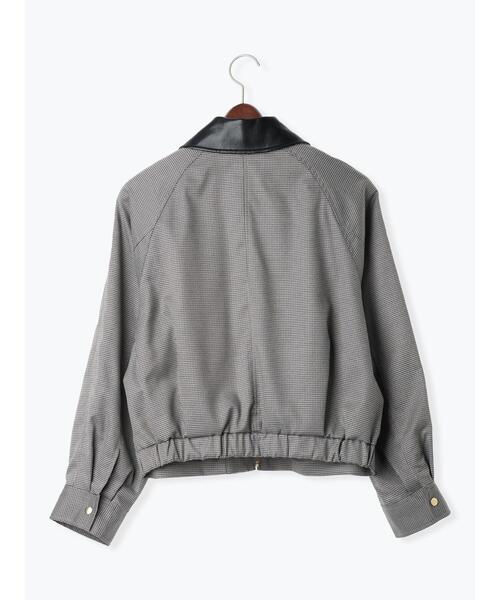 Te chichi（テチチ）の「ファブリックアソート衿付きブルゾン（ブルゾン・レディース・グレー/ブラウン・F）」の16枚目の写真