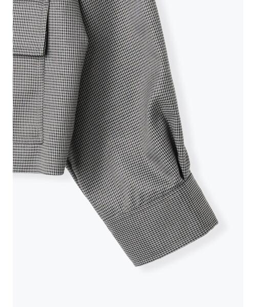 Te chichi（テチチ）の「ファブリックアソート衿付きブルゾン（ブルゾン・レディース・グレー/ブラウン・F）」の18枚目の写真