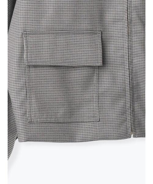 Te chichi（テチチ）の「ファブリックアソート衿付きブルゾン（ブルゾン・レディース・グレー/ブラウン・F）」の19枚目の写真