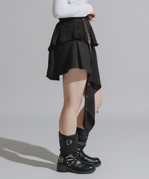 Chick（チック）の「Engineer boots with side straps / サイドベルト付き ハーネス エンジニアブーツ（ブーツ・レディース・ブラック/ブラウン・24/25/24.5）」の7枚目の写真
