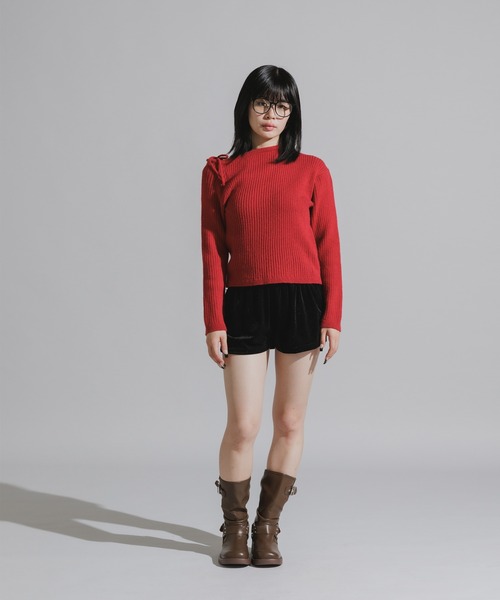 Chick（チック）の「Engineer boots with side straps / サイドベルト付き ハーネス エンジニアブーツ（ブーツ・レディース・ブラック/ブラウン・24/25/24.5）」の20枚目の写真