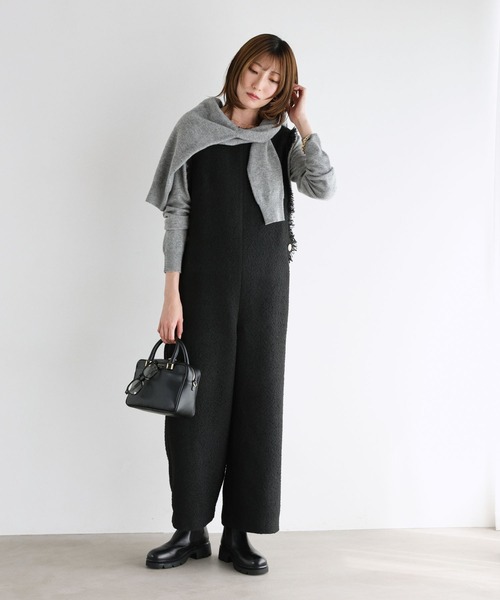 BABYLONE（バビロン）の「ツイードフリンジオールインワン（つなぎ