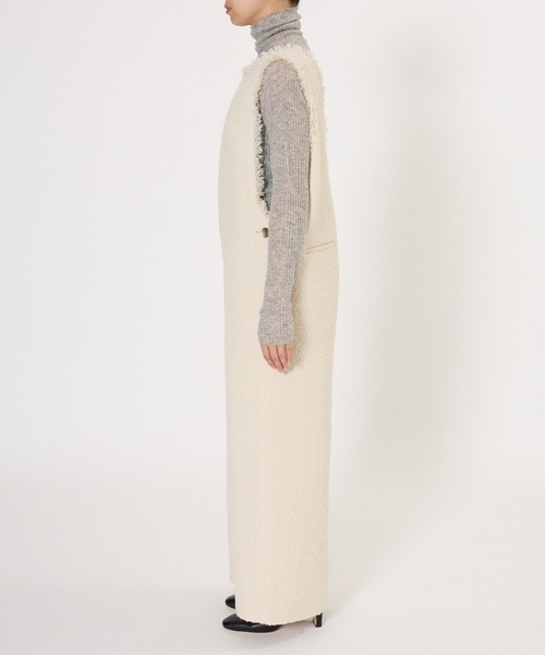 BABYLONE（バビロン）の「ツイードフリンジオールインワン（つなぎ/オールインワン・レディース・ブラック/オフホワイト・フリー）」の17枚目の写真