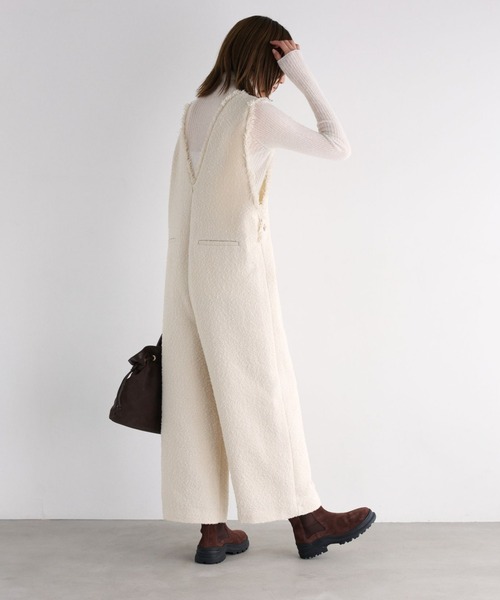 BABYLONE（バビロン）の「ツイードフリンジオールインワン（つなぎ