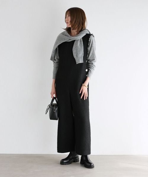 BABYLONE（バビロン）の「ツイードフリンジオールインワン（つなぎ