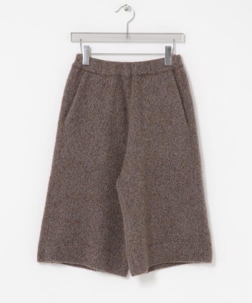 URBAN RESEARCH（アーバンリサーチ）の「new basic　CASHMERE SILK MOULINE HALFPANTS（その他パンツ・レディース・ブラウン系その他/グレー系その他・FREE）」の4枚目の写真