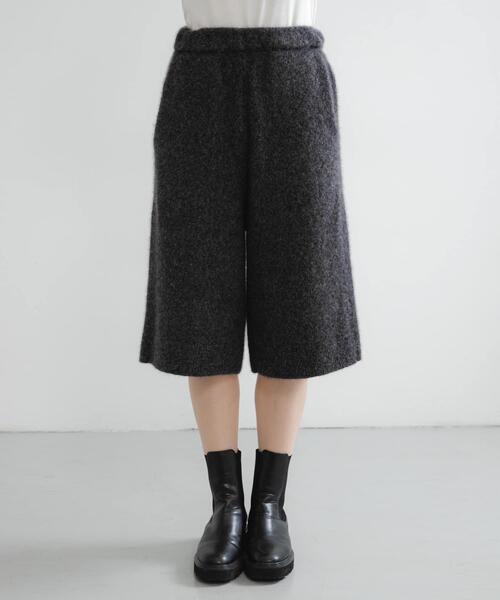 URBAN RESEARCH（アーバンリサーチ）の「new basic　CASHMERE SILK MOULINE HALFPANTS（その他パンツ・レディース・ブラウン系その他/グレー系その他・FREE）」の8枚目の写真