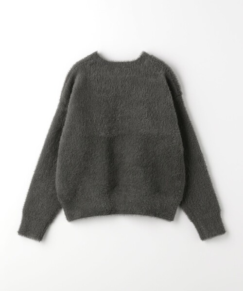 A DAY IN THE LIFE UNITED ARROWS（アデイインザライフユナイテッドアローズ）の「ボリューム フェザー ロゴニット ＜A DAY IN THE LIFE＞（ニット/セーター・レディース・オフホワイト/ダークブラウン/ダークグレー・FREE）」の4枚目の写真