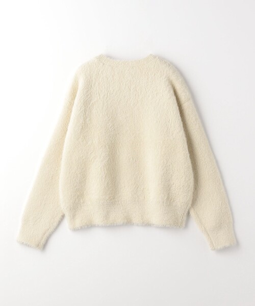 A DAY IN THE LIFE UNITED ARROWS（アデイインザライフユナイテッドアローズ）の「ボリューム フェザー ロゴニット ＜A DAY IN THE LIFE＞（ニット/セーター・レディース・オフホワイト/ダークブラウン/ダークグレー・FREE）」の14枚目の写真