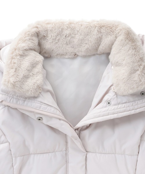 TOKYO SHIRTS(トウキョウシャツ)の「ファイバーダウン ハーフコート(ダウンジャケット/コート・レディース・ネイビー/グレー・M/L)」の8枚目の写真