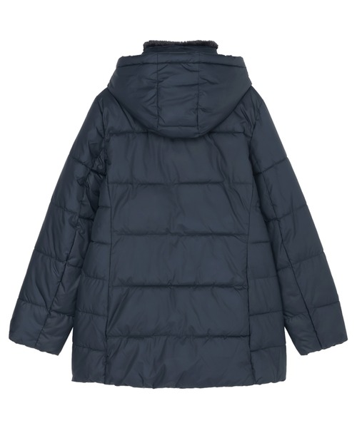 TOKYO SHIRTS(トウキョウシャツ)の「ファイバーダウン ハーフコート(ダウンジャケット/コート・レディース・ネイビー/グレー・M/L)」の12枚目の写真