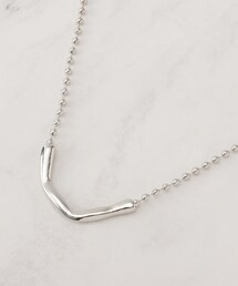 SHOO・LA・RUE | カーブメタル＆ボールチェーン(ネックレス)