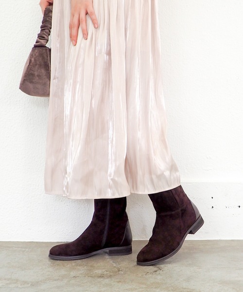 cava cava（サヴァサヴァ）の「晴雨兼用｜ファーブーツ　1320707（ブーツ・レディース・ダークブラウン/ブラック・22.5cm/23cm/23.5cm/24cm/24.5cm）」の20枚目の写真