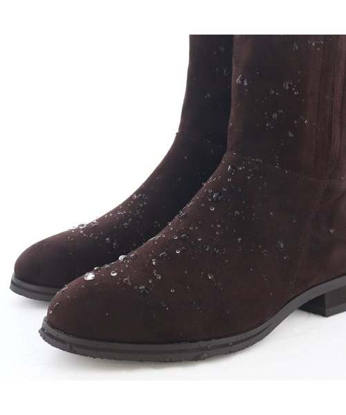 cava cava（サヴァサヴァ）の「晴雨兼用｜ファーブーツ　1320707（ブーツ・レディース・ダークブラウン/ブラック・22.5cm/23cm/23.5cm/24cm/24.5cm）」の11枚目の写真