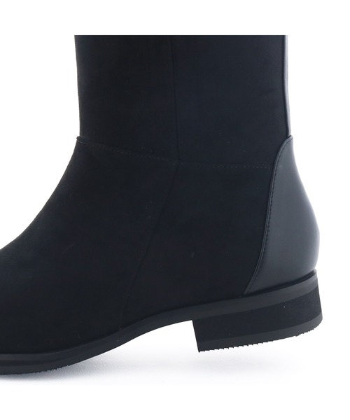 cava cava（サヴァサヴァ）の「晴雨兼用｜ファーブーツ　1320707（ブーツ・レディース・ダークブラウン/ブラック・22.5cm/23cm/23.5cm/24cm/24.5cm）」の13枚目の写真