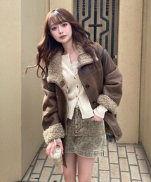 RAY CASSIN | 【WEB限定】リバーシブルムートンコート(ムートンコート)