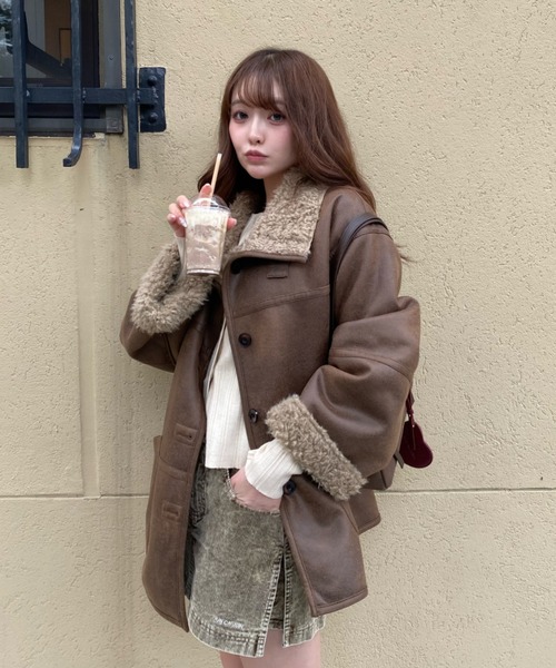 リバーシブルムートンコート（ムートンコート）｜RAY CASSIN