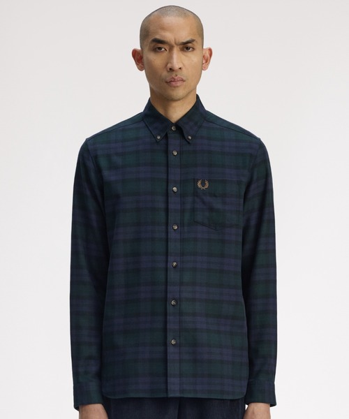 Brushed Black Watch Tartan Shirt／起毛ブラックウォッチタータン