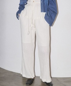 Indiaダブルクレープイージーパンツ