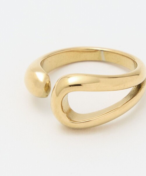 green label relaxing(グリーンレーベルリラクシング)の「【WEB限定】ドロップシルエット リング(リング・レディース・ゴールド/シルバー・FREE)」の7枚目の写真