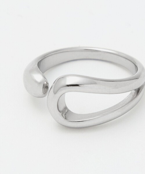 green label relaxing(グリーンレーベルリラクシング)の「【WEB限定】ドロップシルエット リング(リング・レディース・ゴールド/シルバー・FREE)」の10枚目の写真