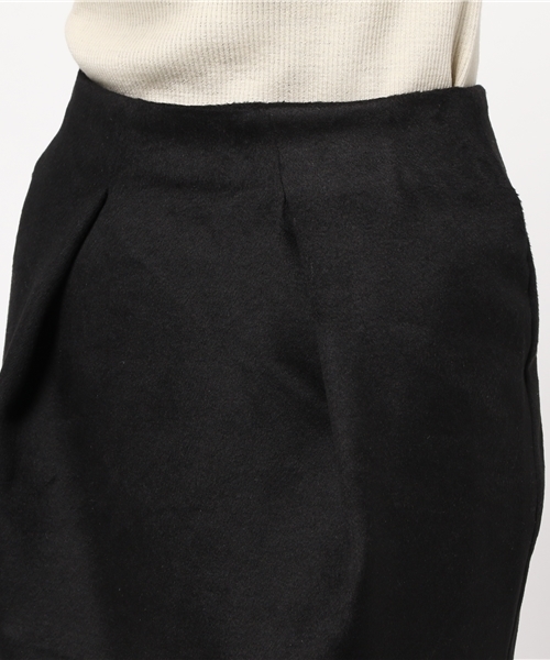 mystic（ミスティック）の「【mystic】タックコクーンSK（スカート・レディース・キャメル/グレー/ブラック・1/2）」の7枚目の写真