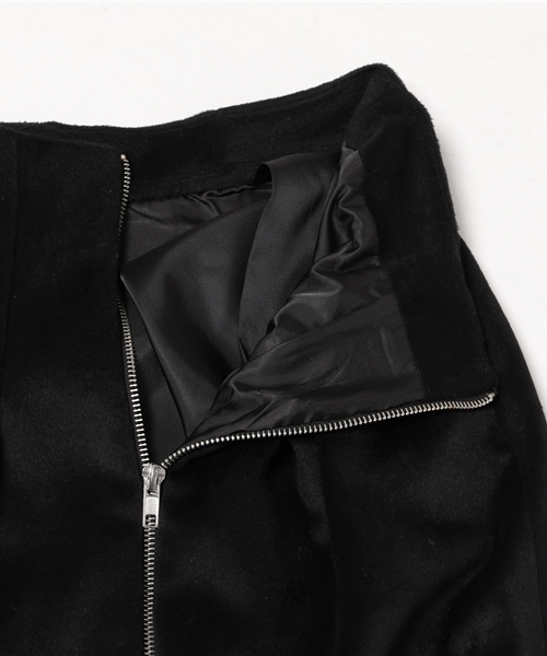 mystic（ミスティック）の「【mystic】タックコクーンSK（スカート・レディース・キャメル/グレー/ブラック・1/2）」の10枚目の写真