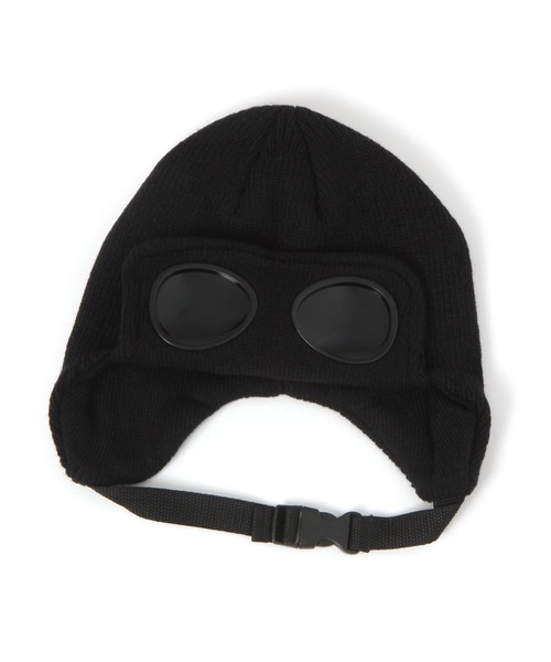 THE PARK SHOP（ザパークショップ）の「【THE PARK SHOP(ザ パーク ショップ)】ゴーグルスノーCAP(KIDS)（ニットキャップ/ビーニー・キッズ・グレー/ブラック/ネイビー・FREE）」の2枚目の写真