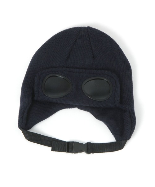 THE PARK SHOP（ザパークショップ）の「【THE PARK SHOP(ザ パーク ショップ)】ゴーグルスノーCAP(KIDS)（ニットキャップ/ビーニー・キッズ・グレー/ブラック/ネイビー・FREE）」の9枚目の写真