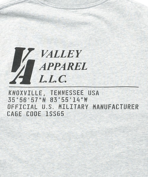 Valley Apparel(バレーアパレル)の「バーティカルロゴプリントTシャツ 長袖(Tシャツ/カットソー・メンズ・ホワイト/ヘザーグレー/ブラック・MEDIUM/LARGE/X-LARGE)」の13枚目の写真