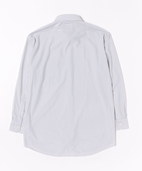 TAKA-Q(タカキュー)の「ワイシャツ メンズ ストレッチ 速乾 抗菌防臭・制菌 防汚 ノンアイロン カッタウェイ 長袖 ビジネス ドレス NEWスタンダードフィット(ビジネスシャツ・メンズ・グレー・首回り41cm-裄丈86cm/首回り43cm-裄丈82cm/首回り43cm-裄丈86cm/首回り45cm-裄丈86cm/首回り39cm-裄丈80cm/首回り39cm-裄丈84cm/首回り41cm-裄丈82cm/首回り37cm-裄丈80cm)」の3枚目の写真