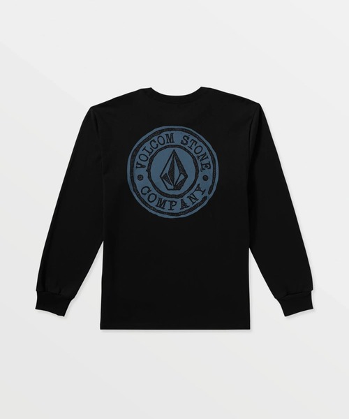 VOLCOM（ボルコム）の「VOLCOM LOGO STAMP LST/ボルコムヘビーウェイト長袖ロンT（Tシャツ/カットソー・メンズ・ブラック・MEDIUM/LARGE/X-LARGE）」の3枚目の写真
